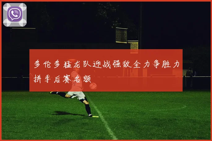 多伦多猛龙队迎战强敌全力争胜力拼季后赛名额